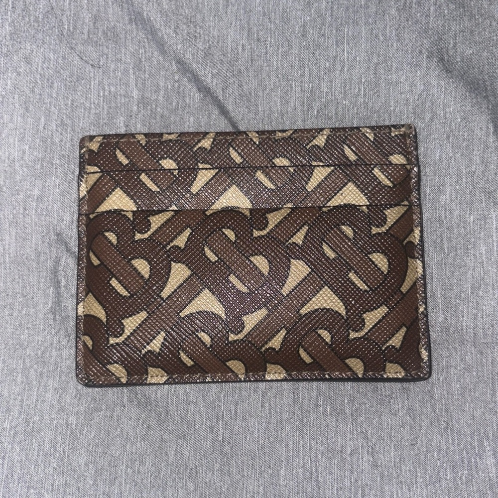 Designer Black and Brown Card Holder